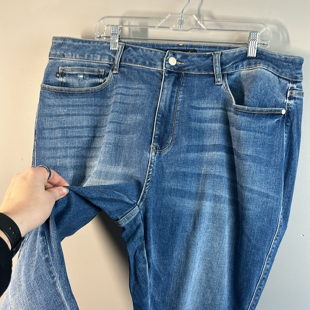 Judy Blue Skylar High Waist Hem Detail Skinny Jeans Size 24W - Picture 7 of 16